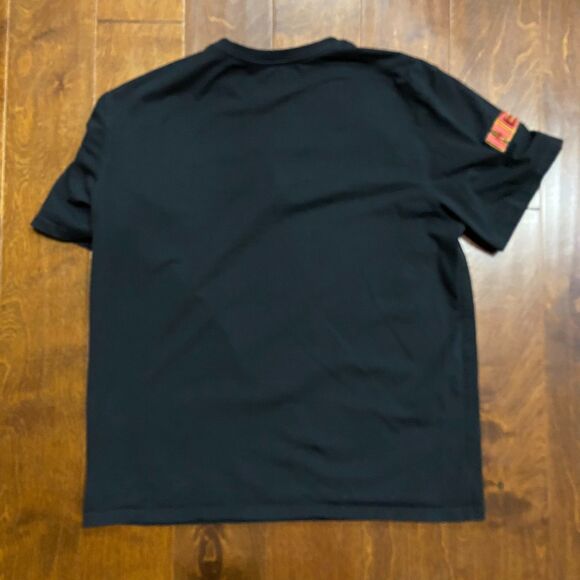 Pro Standard NBA Miami Heat Chenille Logo Embroidered Tee Black Men's Size XL - Picture 6 of 9